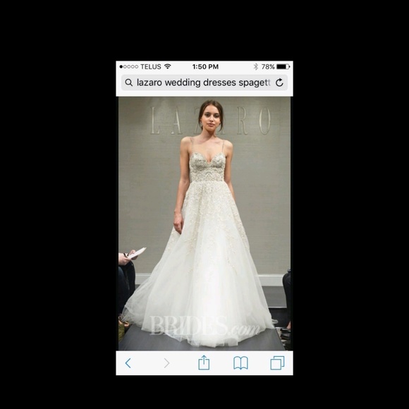 Never worn designer wedding gown - Picture 3 of 5